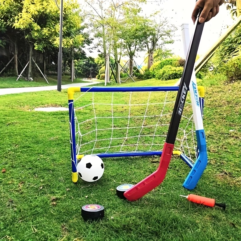 Kids Outdoor Hockey Sticks - 2 in 1 Kids Hockey &