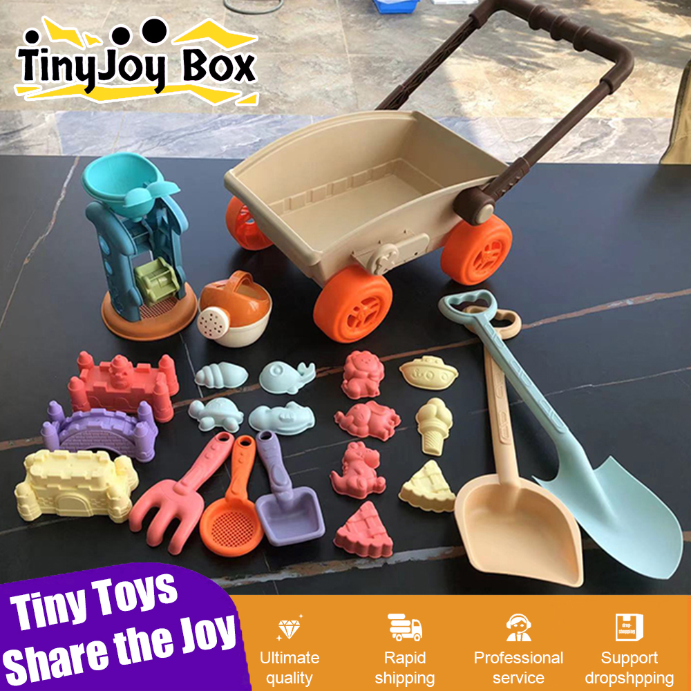 Kids Outdoor Dump Truck - Beach Sand Toys Set with Sand