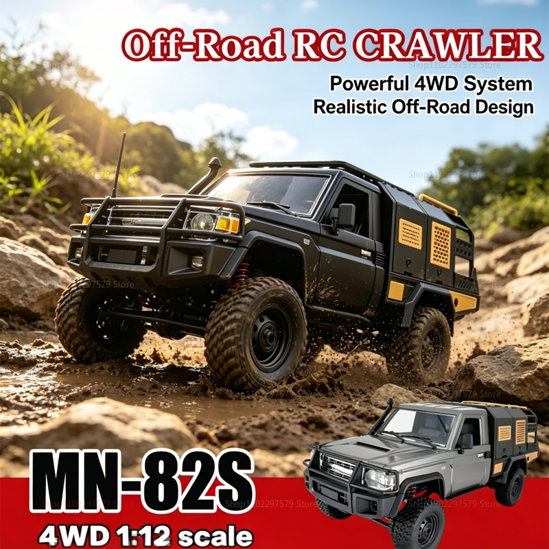 Kids Outdoor Climbing Equipment - MN82 MN82S RC Crawler Truck 1/12