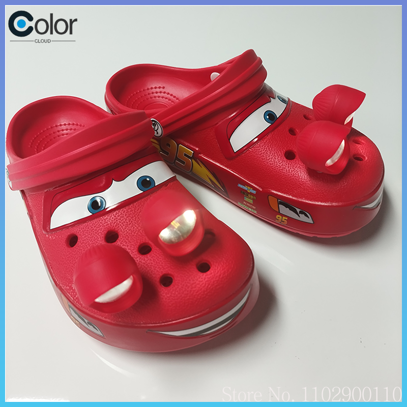 Kids Outdoor Toys - Lightning Mcqueen Style Flash Light Hole