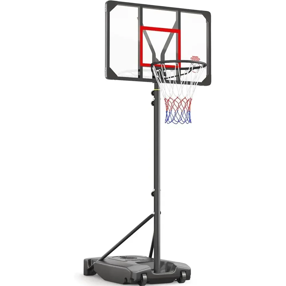 Kids Outdoor Basketball - Adjustable Height Portable Basketball Hoop for