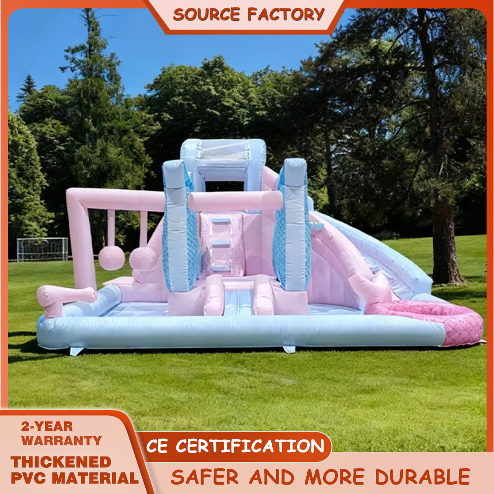 Kids Outdoor Playground - Wedding Jumper For Kids' Parties Pink