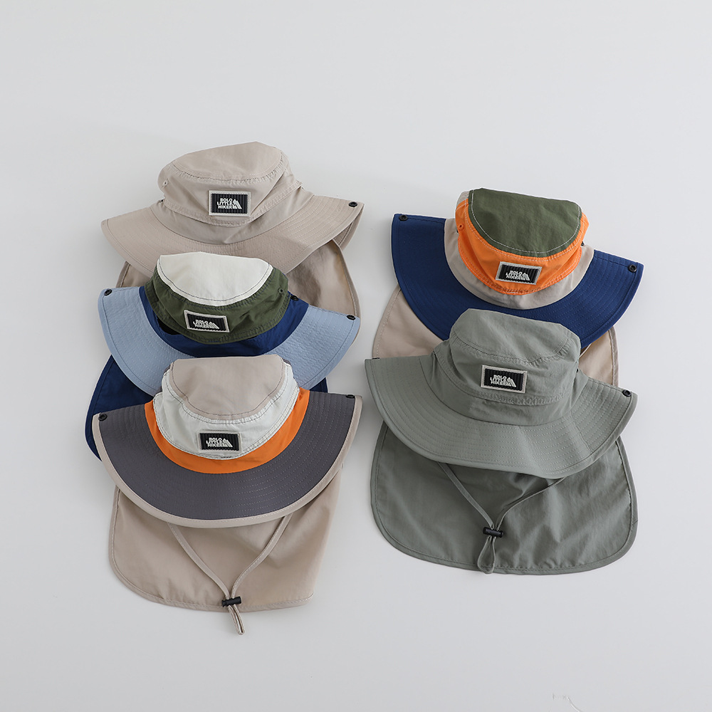 Kids Outdoor Hat - Children Summer Bucket Hats Quick-drying Panama