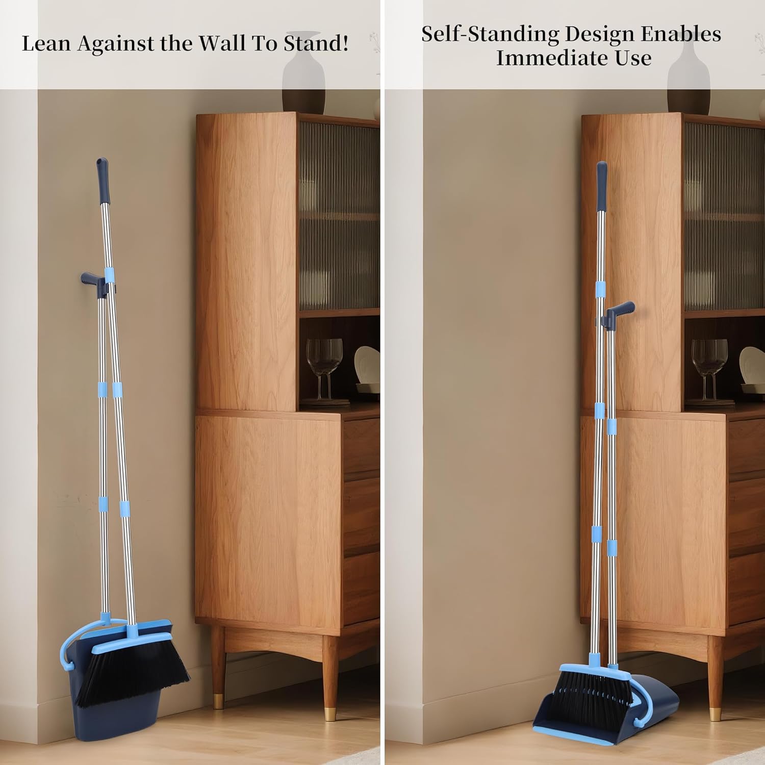 Broom and Dustpan Set for Home - Kids Outdoor Broom recension och pris