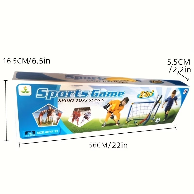 2 in 1 Kids Hockey & Soccer Go - Kids Outdoor Hockey Sticks recension och pris