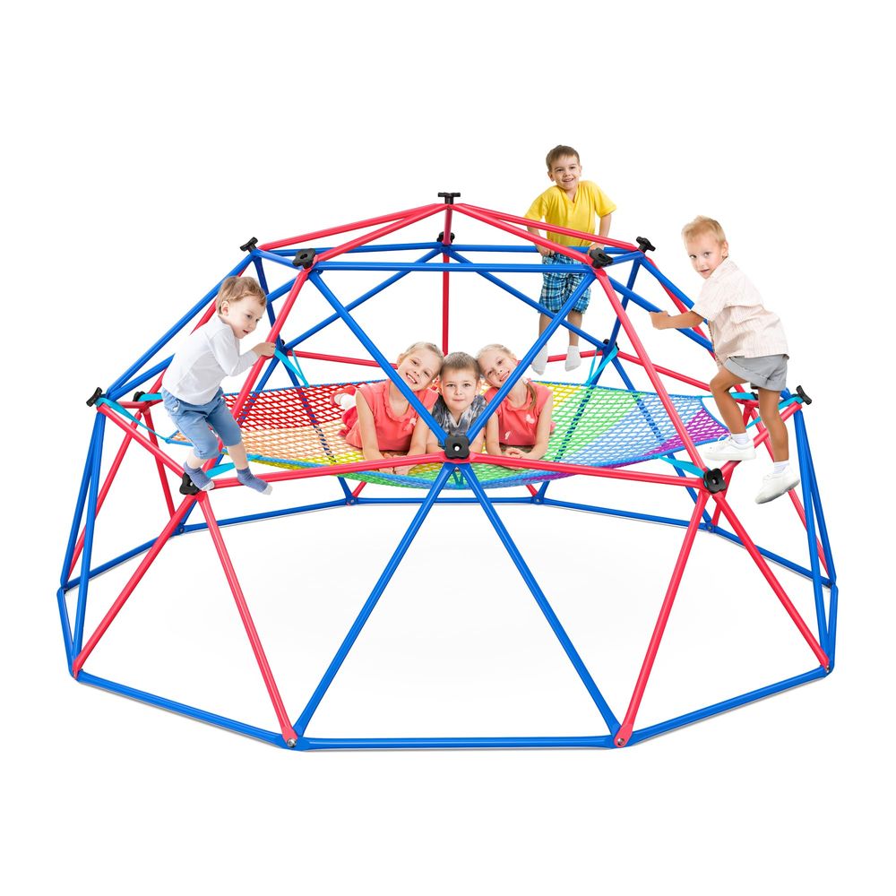 Climbing Dome with Climbing Ca - Kids Outdoor Jungle Gym Dome recension och pris