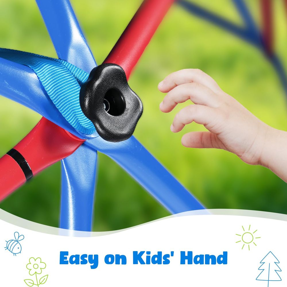 Climbing Dome with Climbing Ca - Kids Outdoor Jungle Gym Dome recension och pris