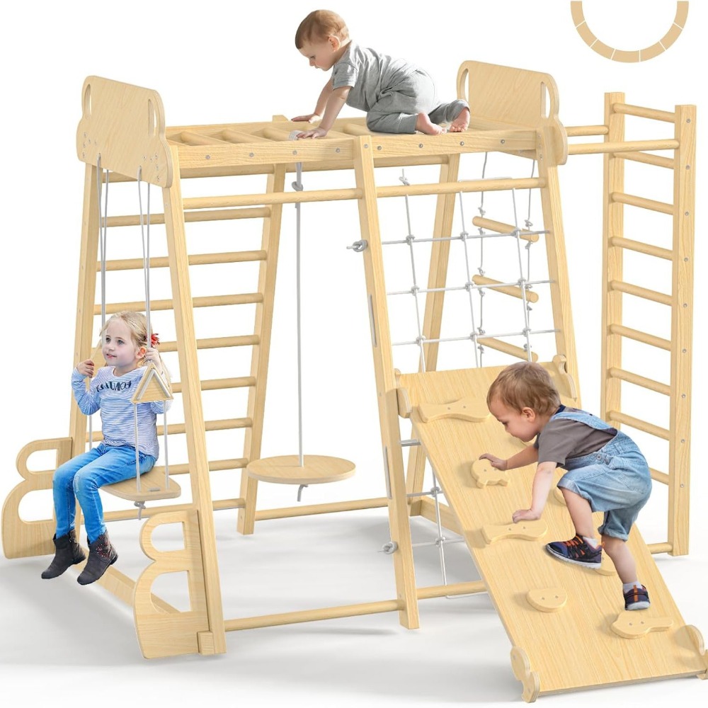 Indoor Jungle Gym 9-in-1 Playg - Outdoor Children'S Park recension och pris