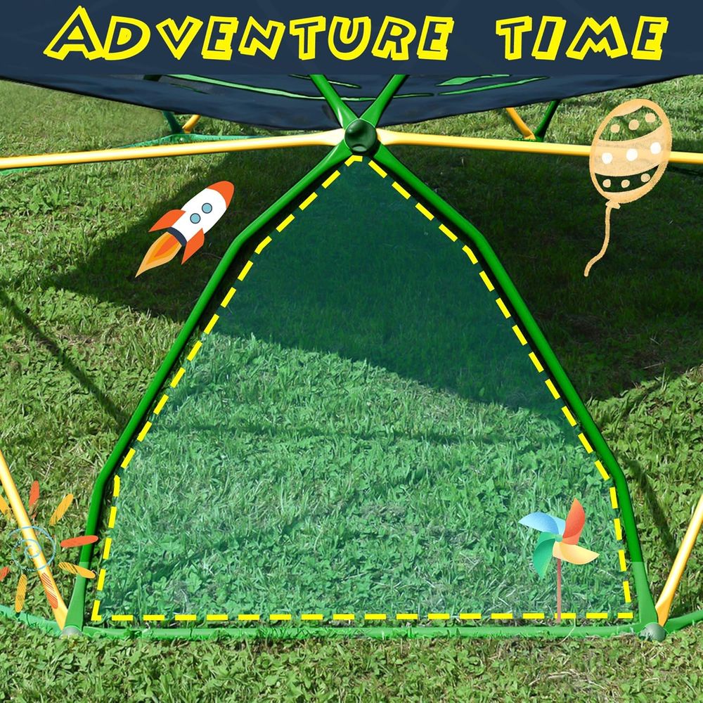 Durable Climbing Dome with Ham - Kids Outdoor Jungle Gym Dome recension och pris