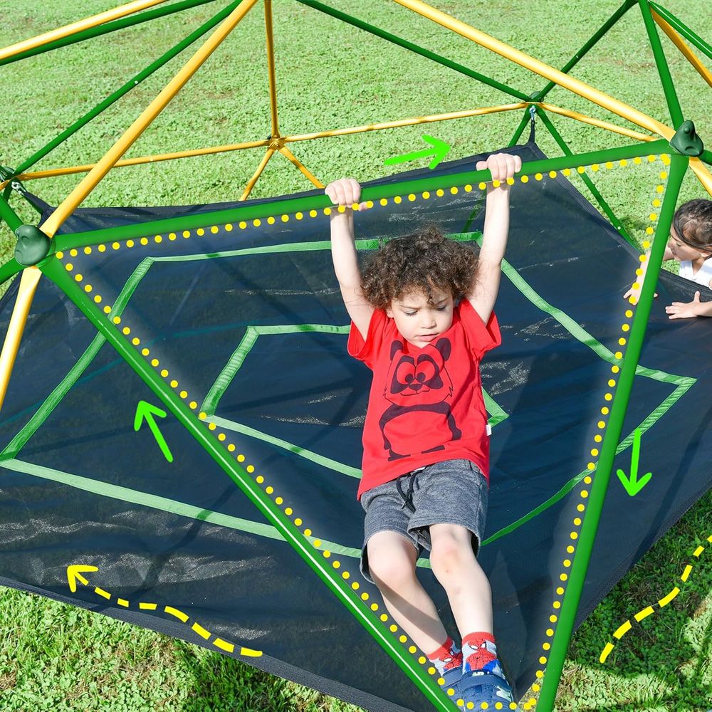 Durable Climbing Dome with Ham - Kids Outdoor Jungle Gym Dome recension och pris
