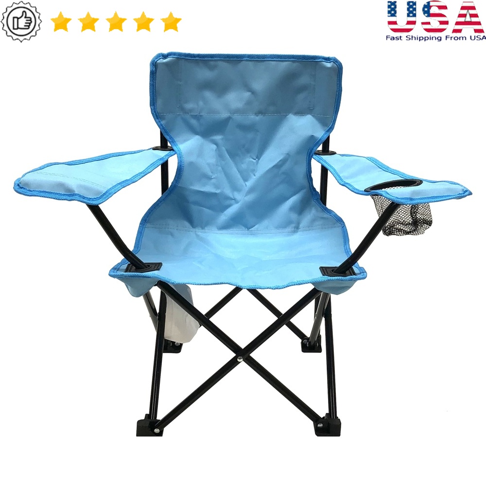 Kids Folding Camp Chair with C - Kids Outdoor Folding Chair recension och pris