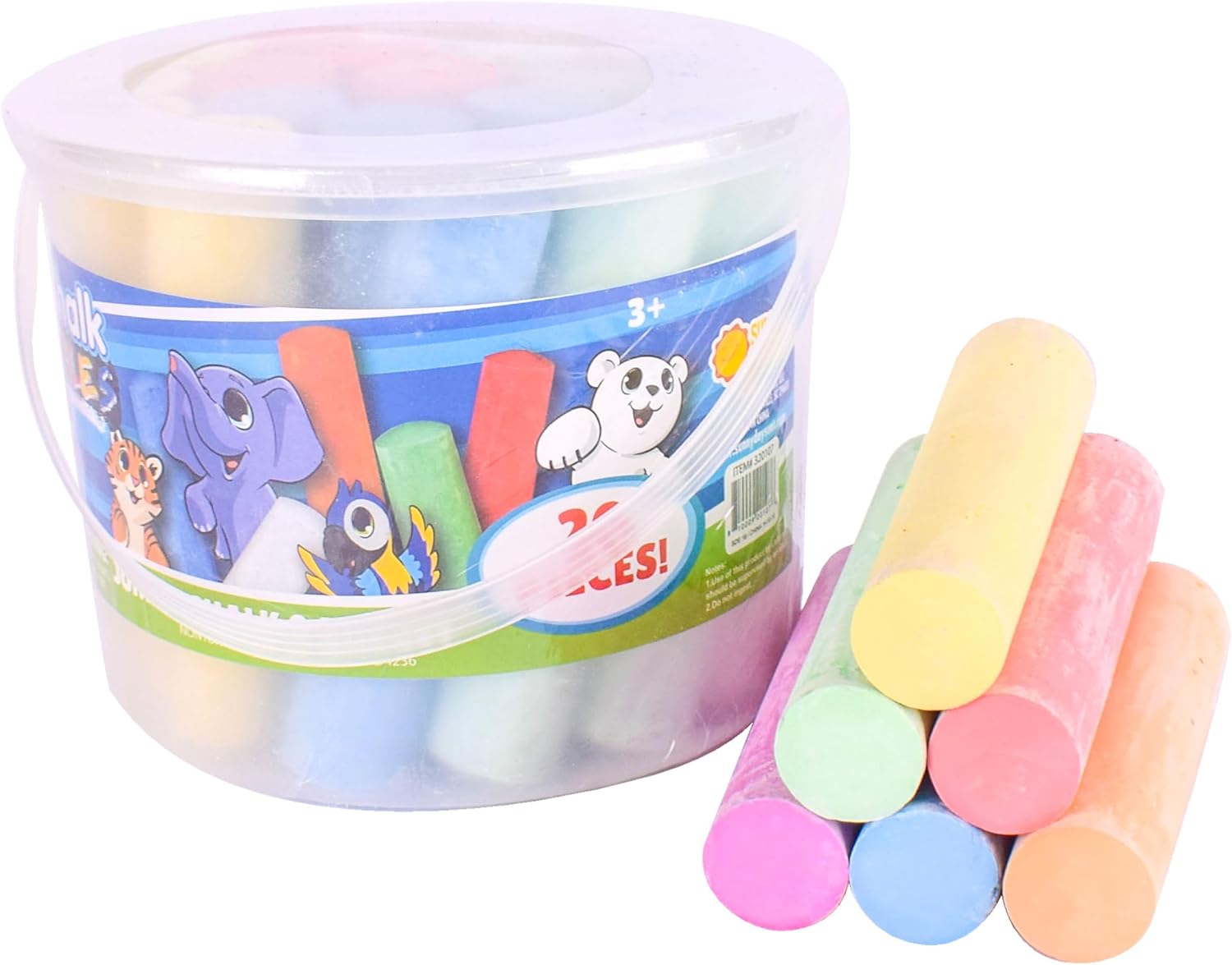 Sidewalk Chalk Set for Kids wi - Kids Outdoor Chalkboard recension och pris