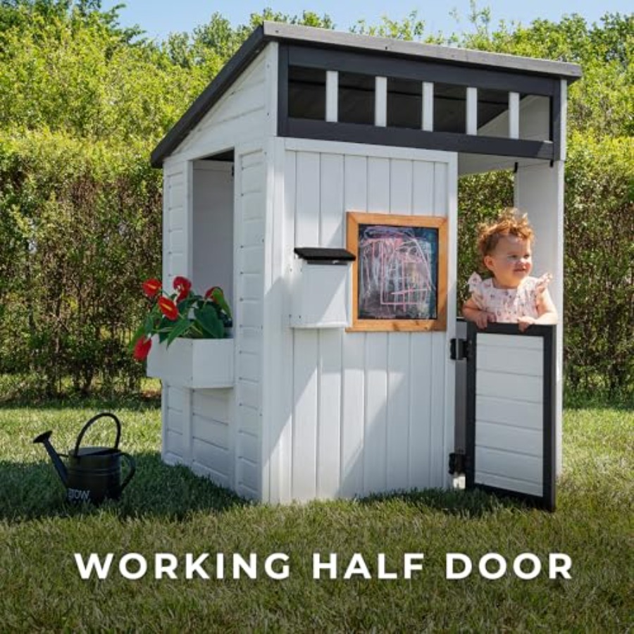 Outdoor kids playhouse for ima - Kids Outdoor Chalkboard recension och pris