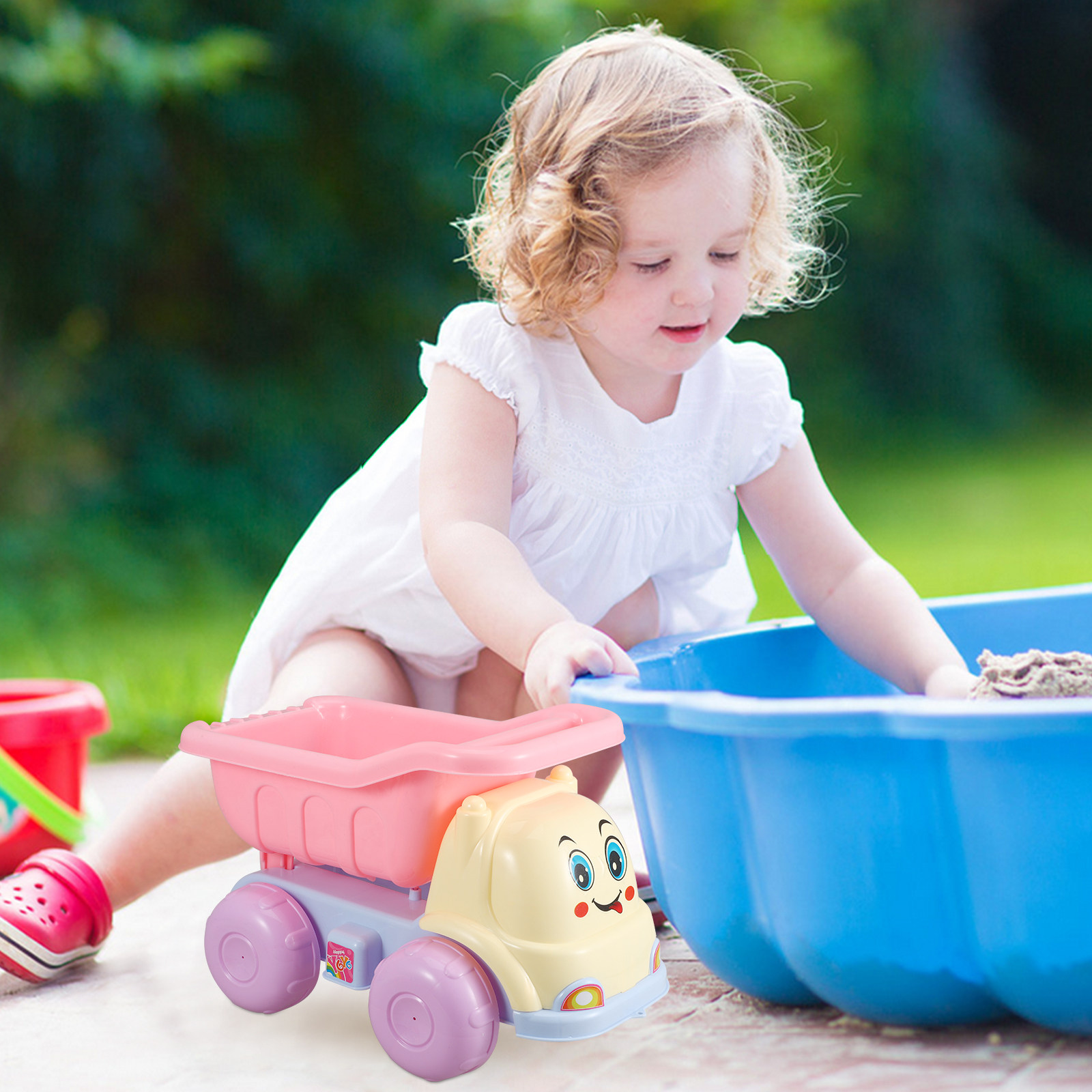 7Pcs Beach Sand Play Set Kids  - Kids Outdoor Dump Truck recension och pris