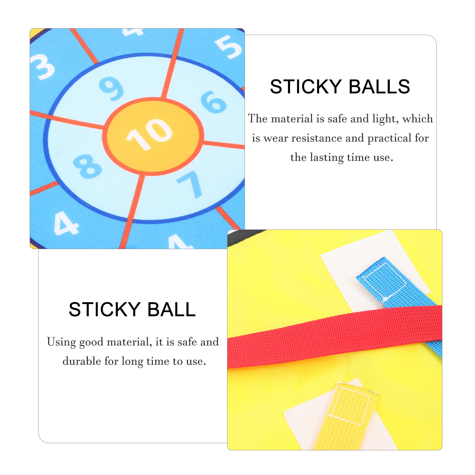 1Set Sticky Ball Vest Kit for  - Kids Outdoor Kit recension och pris