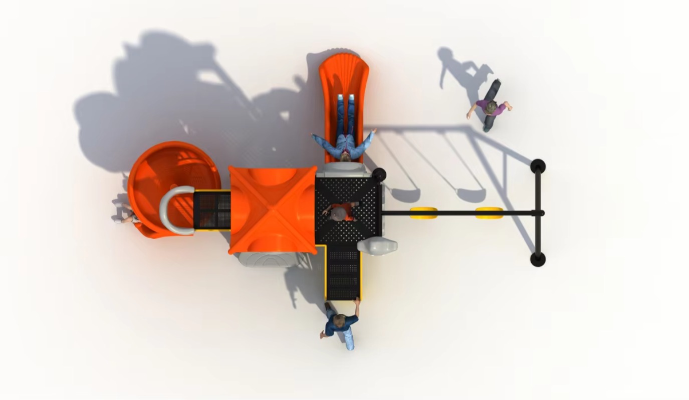 Outdoor Steel Plastic Swing Se - Kids Outdoor Climbing Equipment recension och pris