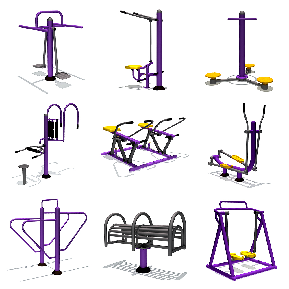 2025 Hot Sale Dual Rider Ellip - Kids Outdoor Gym recension och pris