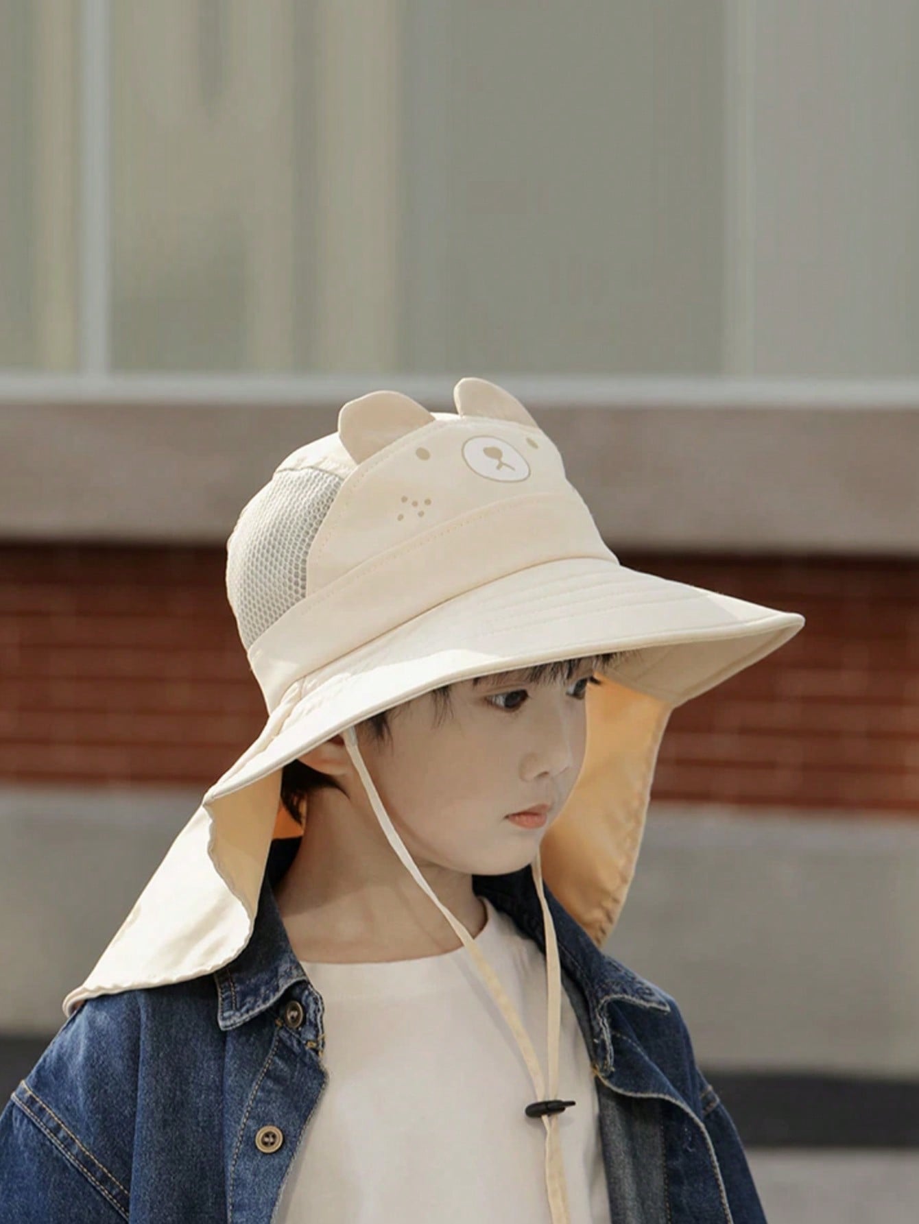 1pcs Kids Cartoon Bear Bucket  - Kids Outdoor Hat recension och pris