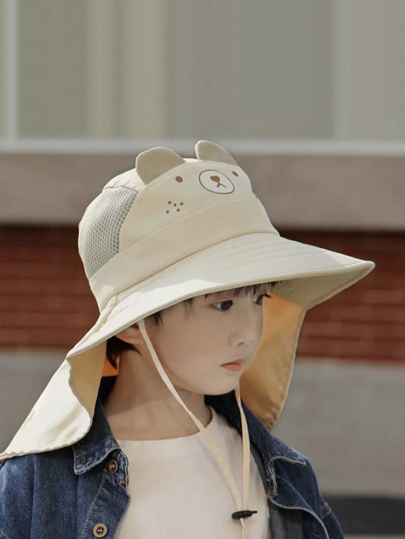 1pcs Kids Cartoon Bear Bucket  - Kids Outdoor Hat recension och pris