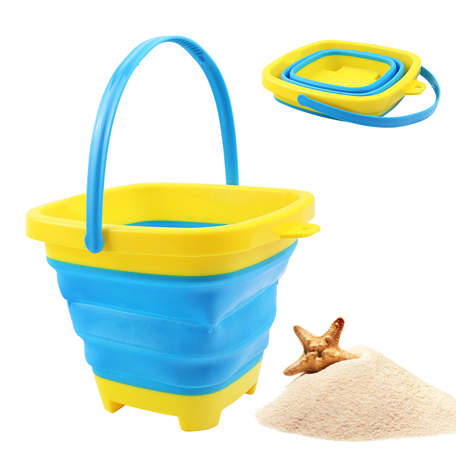Foldable Silicone Bucket Beach - Kids Outdoor Tunnel recension och pris