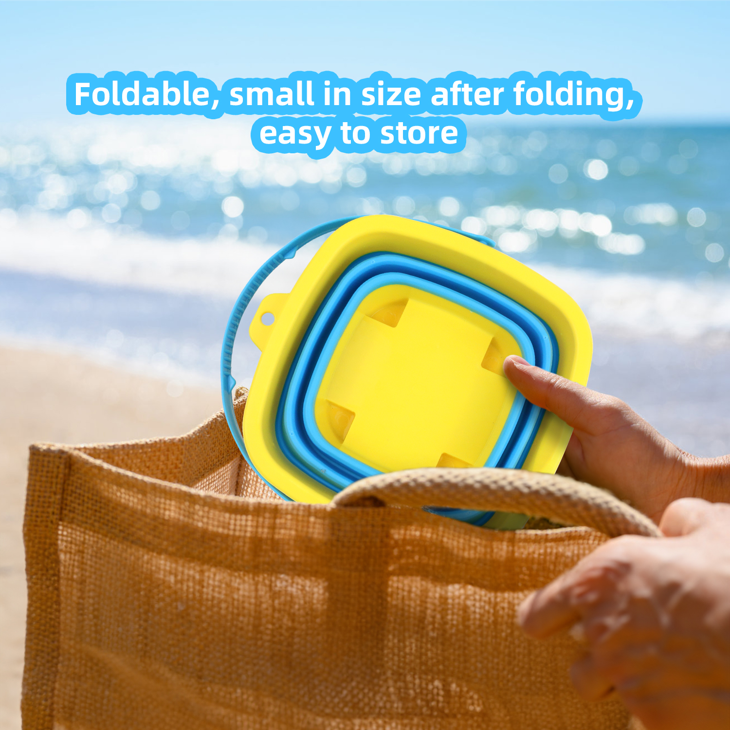 Foldable Silicone Bucket Beach - Kids Outdoor Tunnel recension och pris