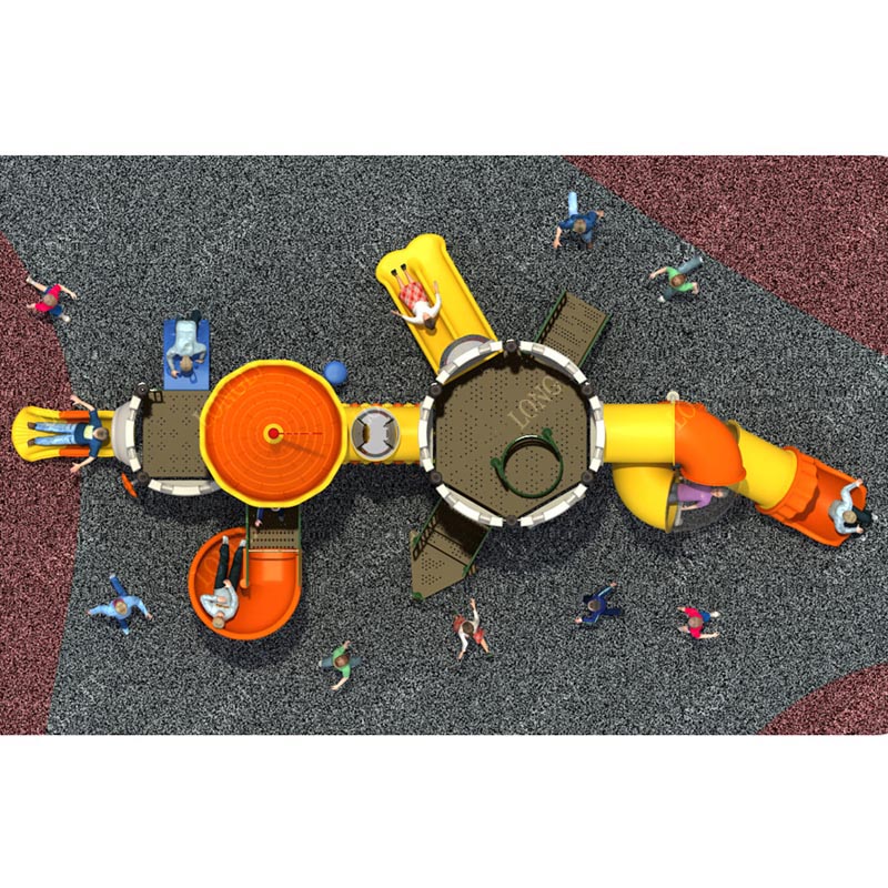Castle Style Kids Slide for Ou - Kids Outdoor Playground recension och pris