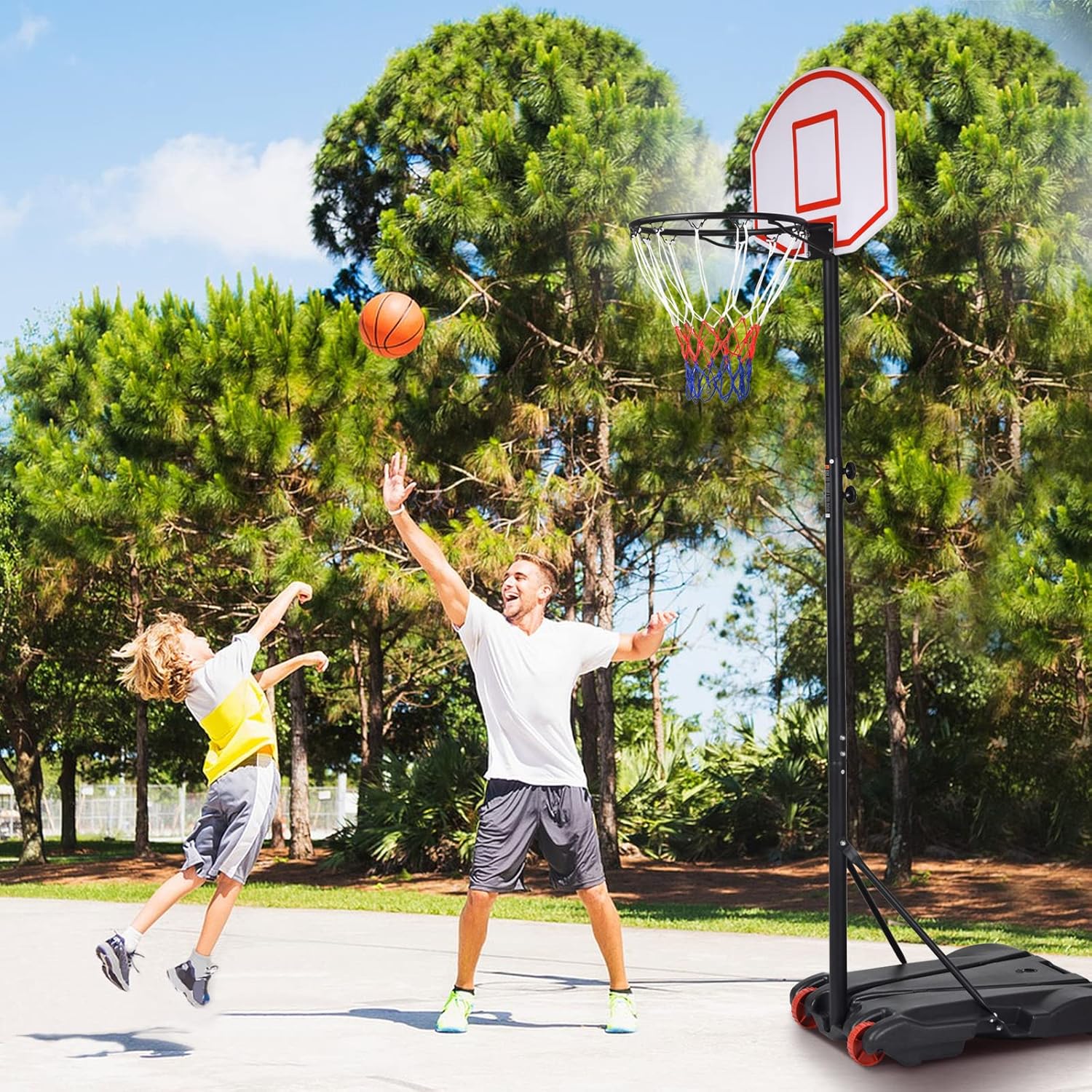 Portable Basketball Hoop with  - Kids Outdoor Basketball recension och pris