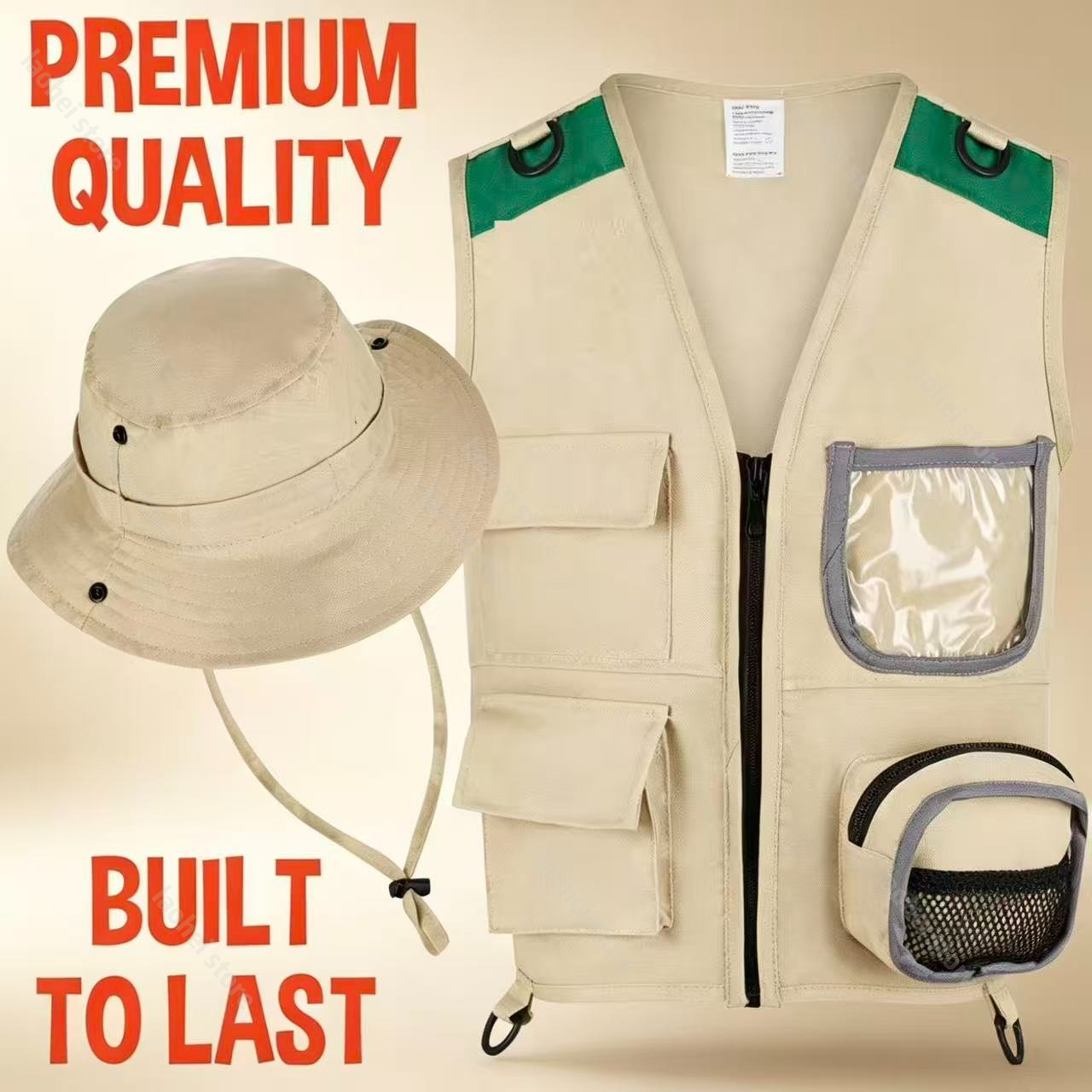 Kids Explorer Vest and Hat Cos - Kids Outdoor Hat recension och pris