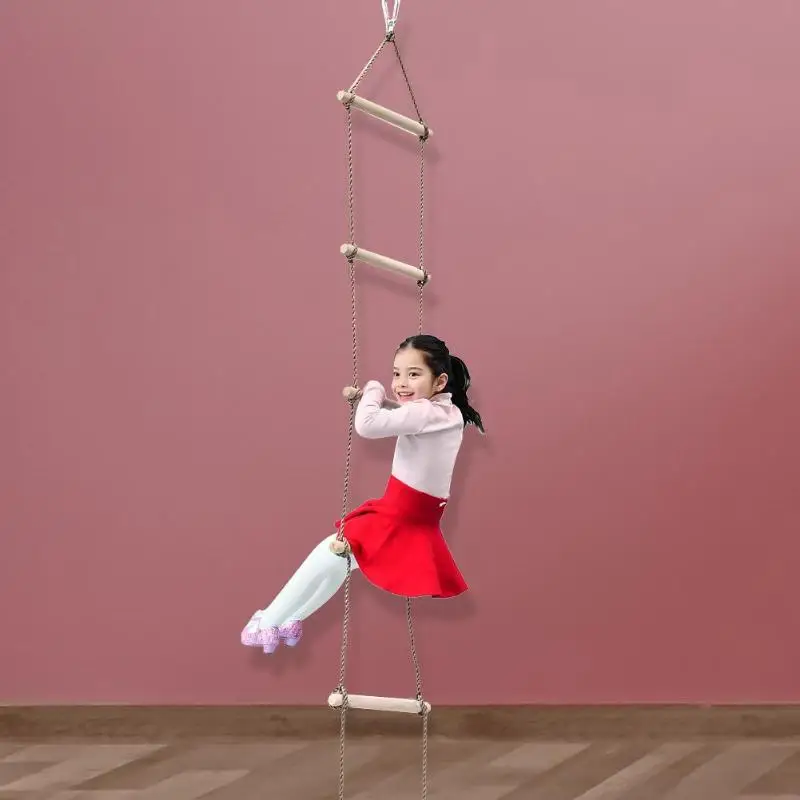 Kids Wooden Ladder Outdoor Act - Kids Outdoor Climbing Equipment recension och pris