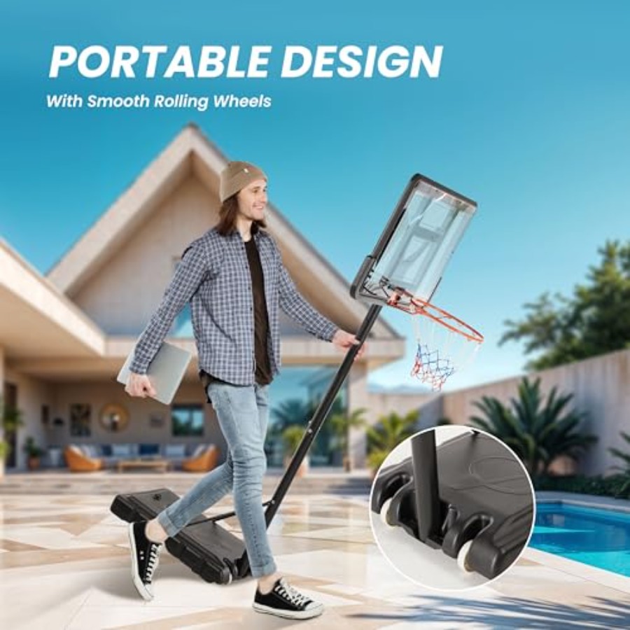 Outdoor adjustable basketball  - Kids Outdoor Basketball recension och pris