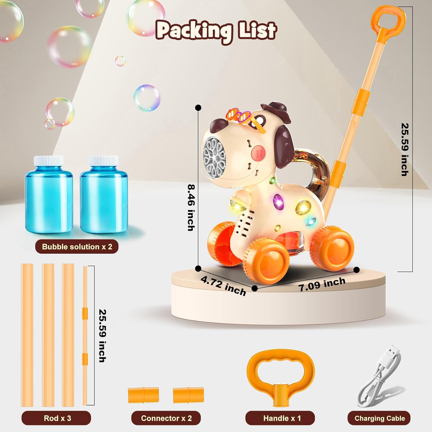 Bubble Machine for Toddlers 1- - Kids Outdoor Easter Toys recension och pris