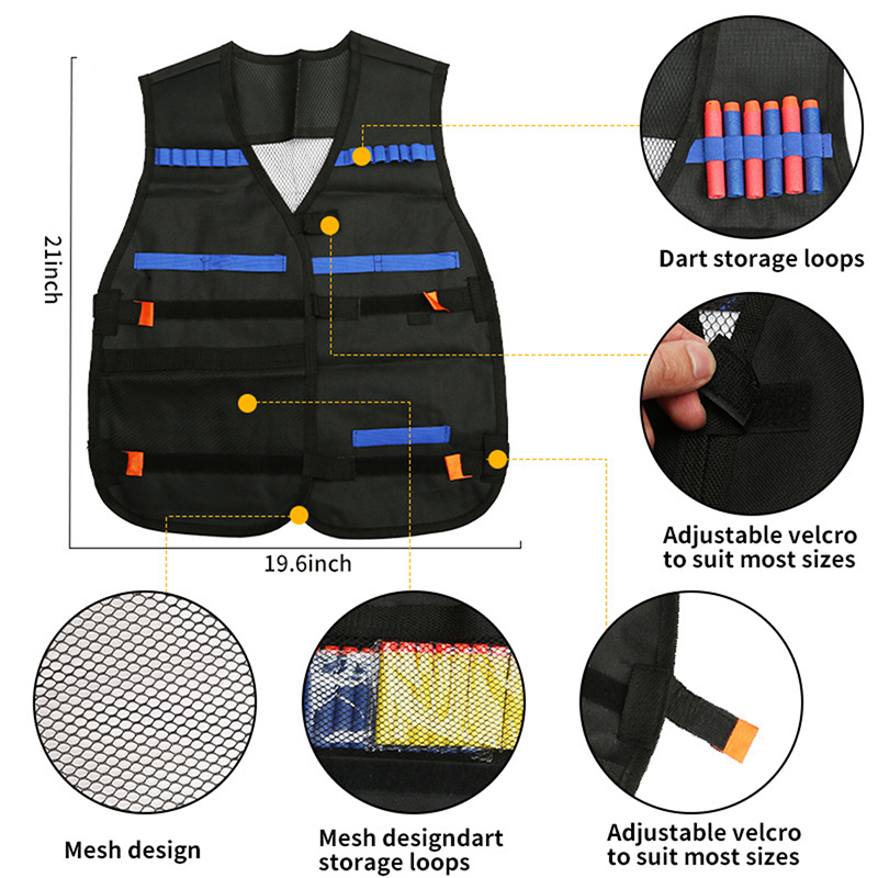 NEW Kids Tactical Vest Suit Ki - Kids Outdoor Easter Toys recension och pris