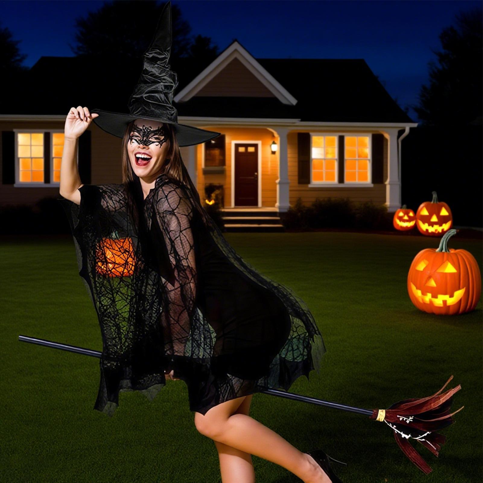 4pcs/set Halloween Spider Web  - Kids Outdoor Broom recension och pris