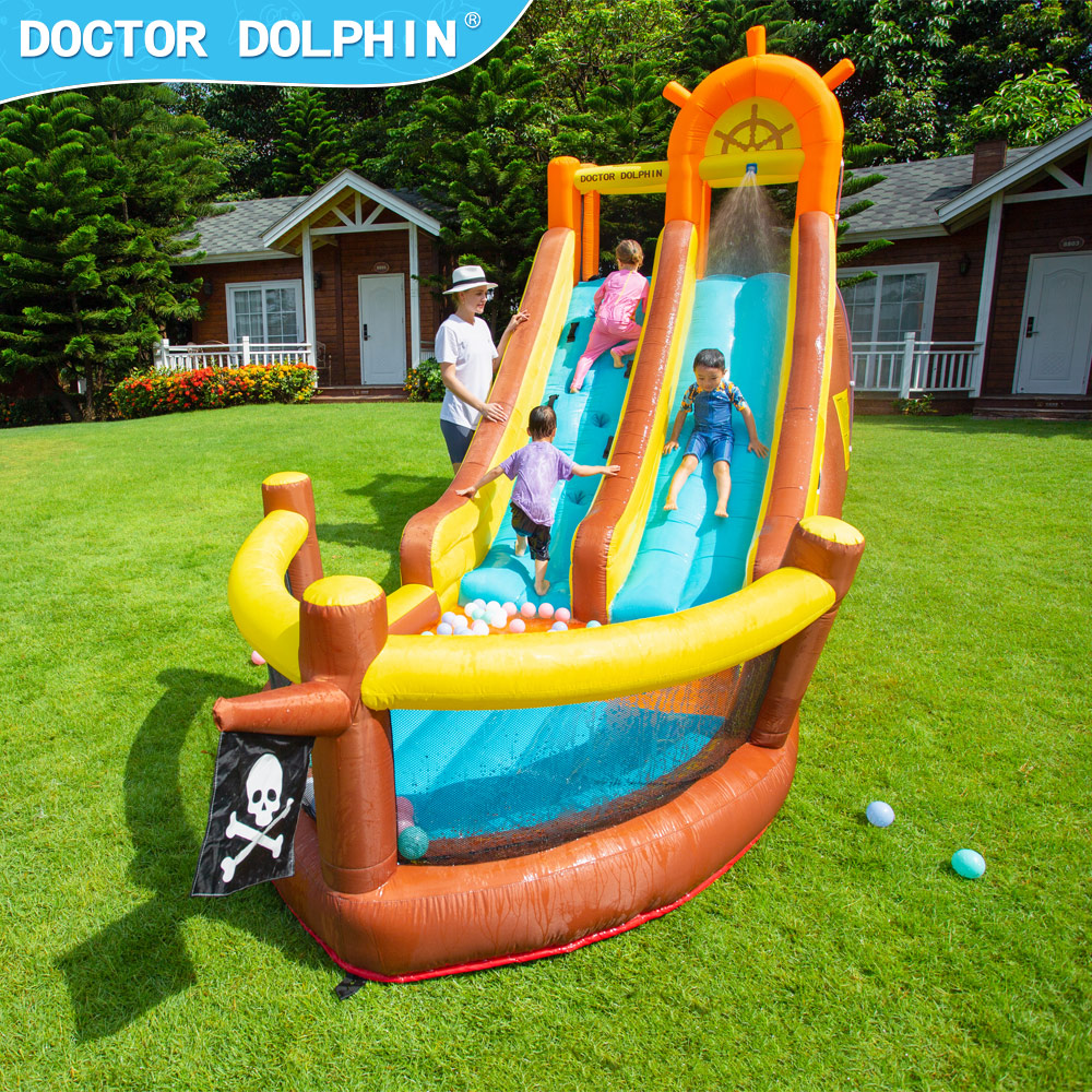 Doctor Dolphin Pirate Ship Out - Kids Outdoor Playground recension och pris