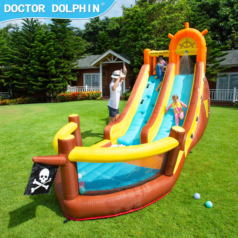 Doctor Dolphin Pirate Ship Out - Kids Outdoor Playground recension och pris