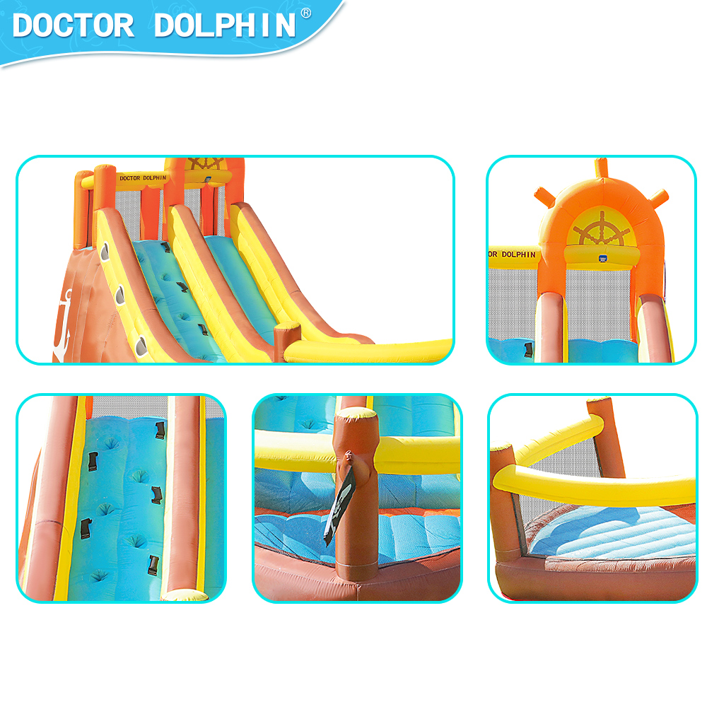 Doctor Dolphin Pirate Ship Out - Kids Outdoor Playground recension och pris