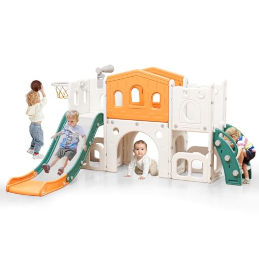 8 in 1 Toddler Slide Set Kid S - Kids Outdoor Playground recension och pris