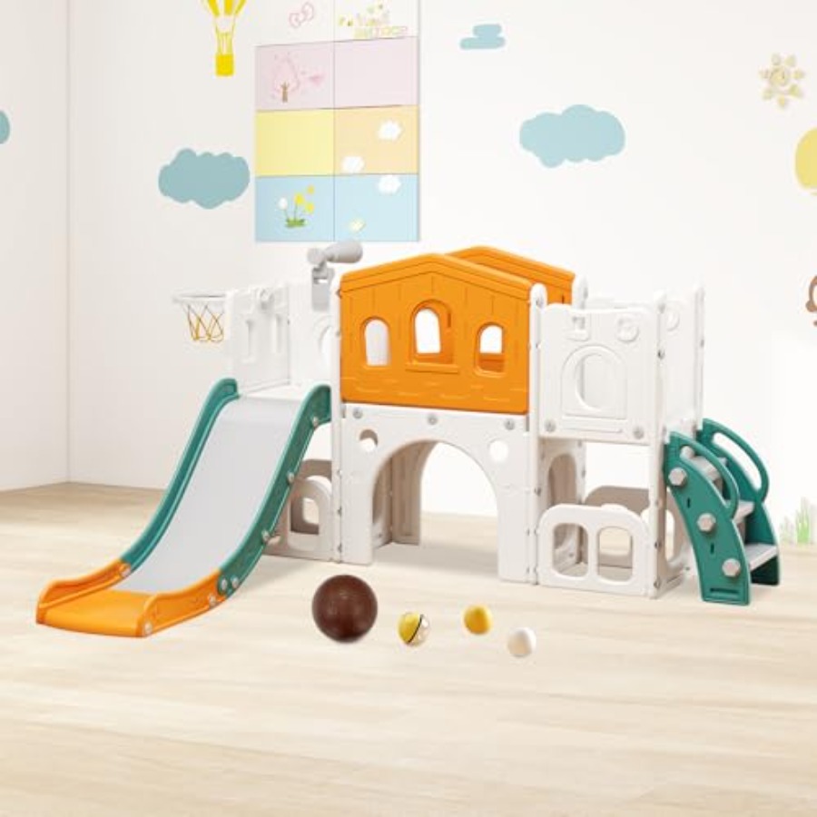8 in 1 Toddler Slide Set Kid S - Kids Outdoor Playground recension och pris