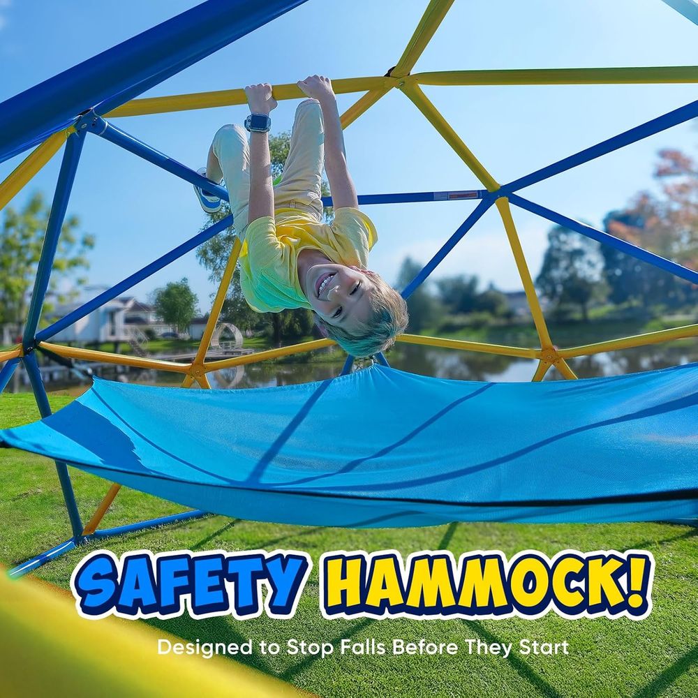 10T Climbing Dome with Hammock - Kids Outdoor Jungle Gym Dome recension och pris