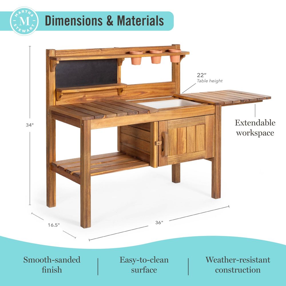 Kids Outdoor Potting Bench Woo - Kids Outdoor Chalkboard recension och pris