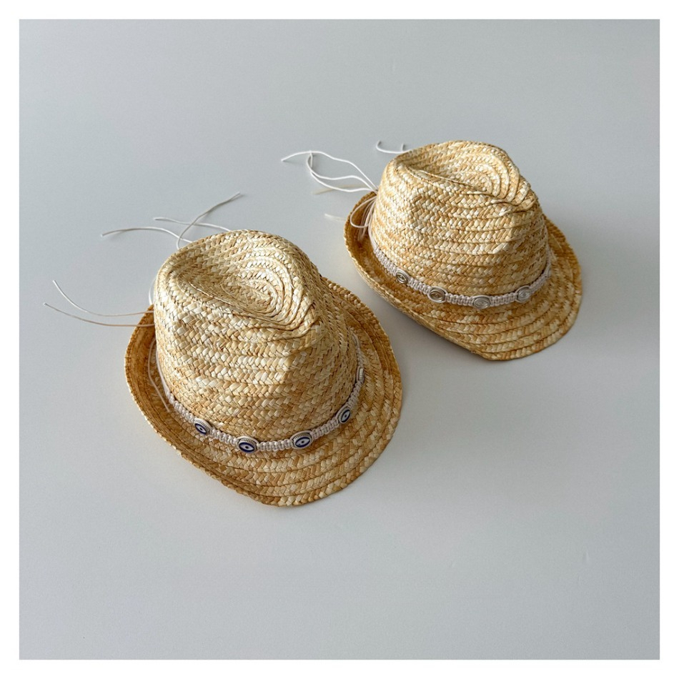 Kids Natural Straw Fedora Hat  - Kids Outdoor Hat recension och pris
