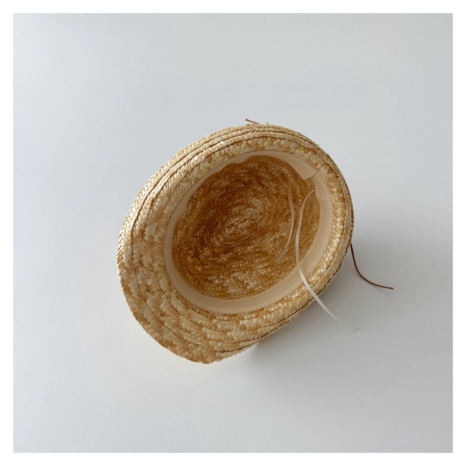 Kids Natural Straw Fedora Hat  - Kids Outdoor Hat recension och pris