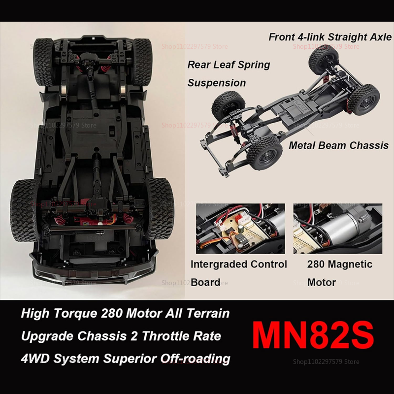 MN82 MN82S RC Crawler Truck 1/ - Kids Outdoor Climbing Equipment recension och pris