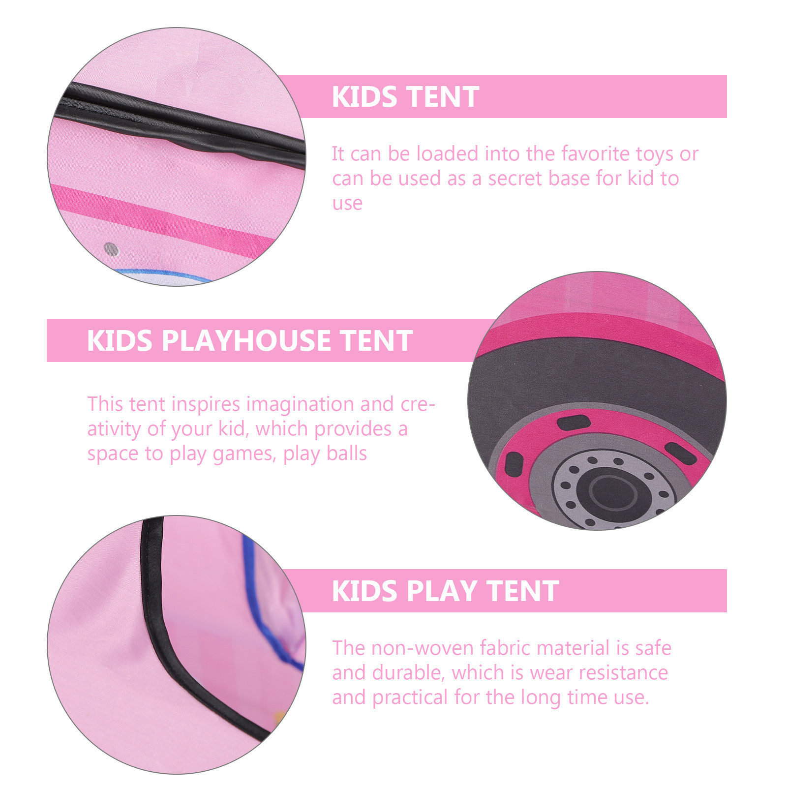 Ice Cream Foldable Tent for Ki - Kids Outdoor Tunnel recension och pris
