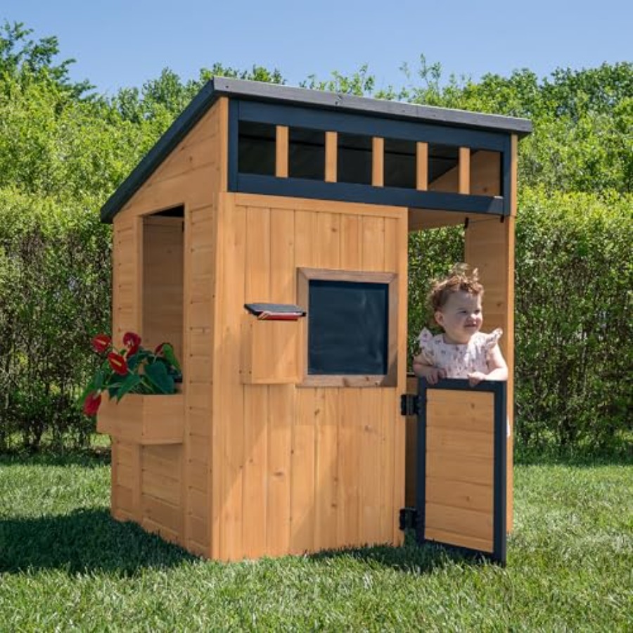 Outdoor kids playhouse for ima - Kids Outdoor Chalkboard recension och pris