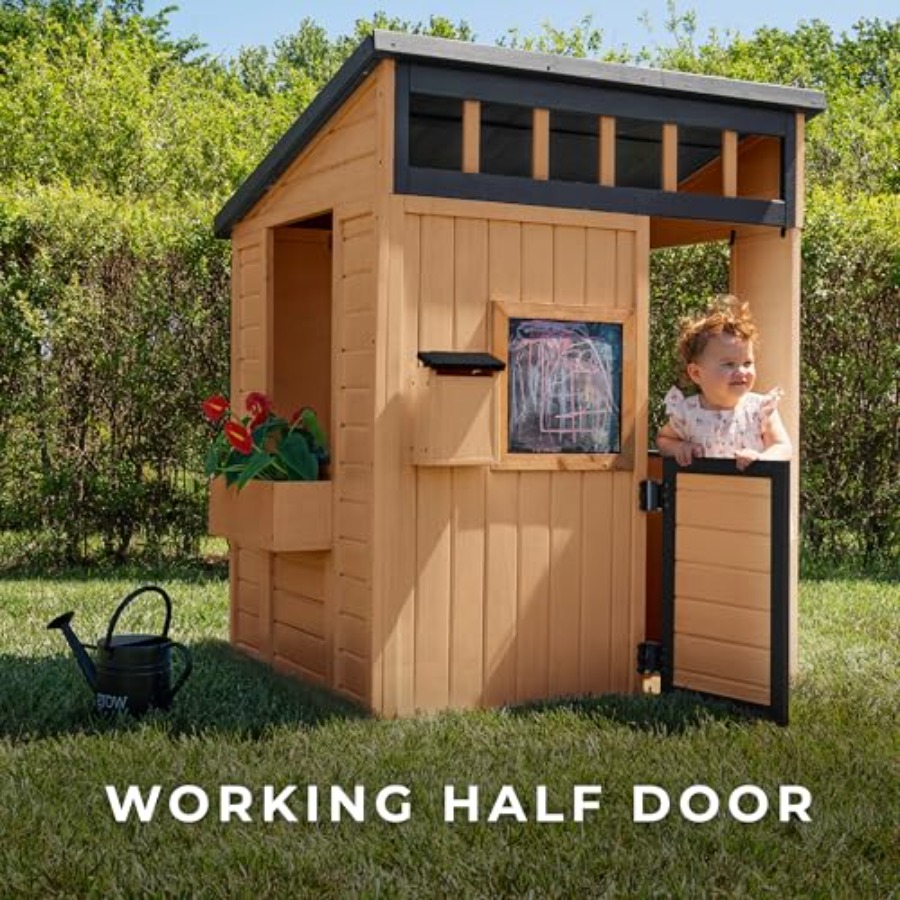 Outdoor kids playhouse for ima - Kids Outdoor Chalkboard recension och pris