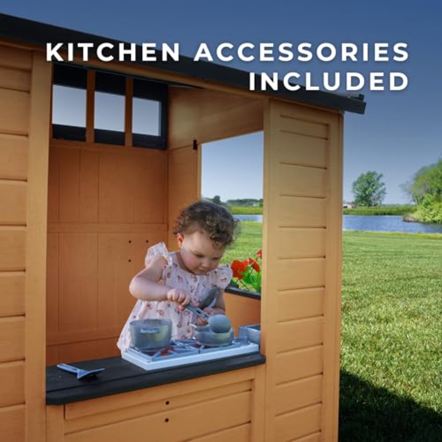 Outdoor kids playhouse for ima - Kids Outdoor Chalkboard recension och pris