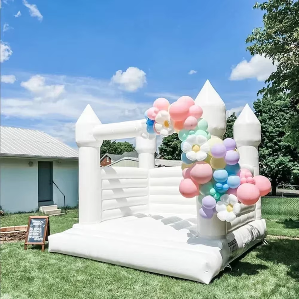 White Inflatable Bounce House  - Kids Outdoor Toys recension och pris