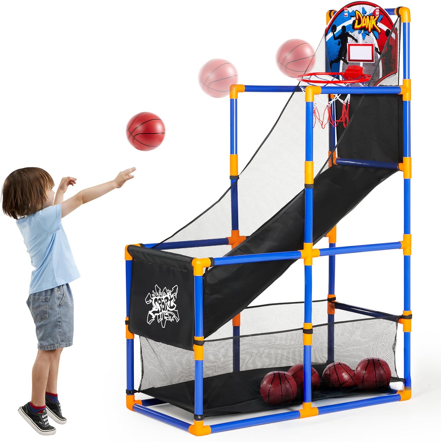 Arcade Basketball Game Set wit - Kids Outdoor Basketball recension och pris