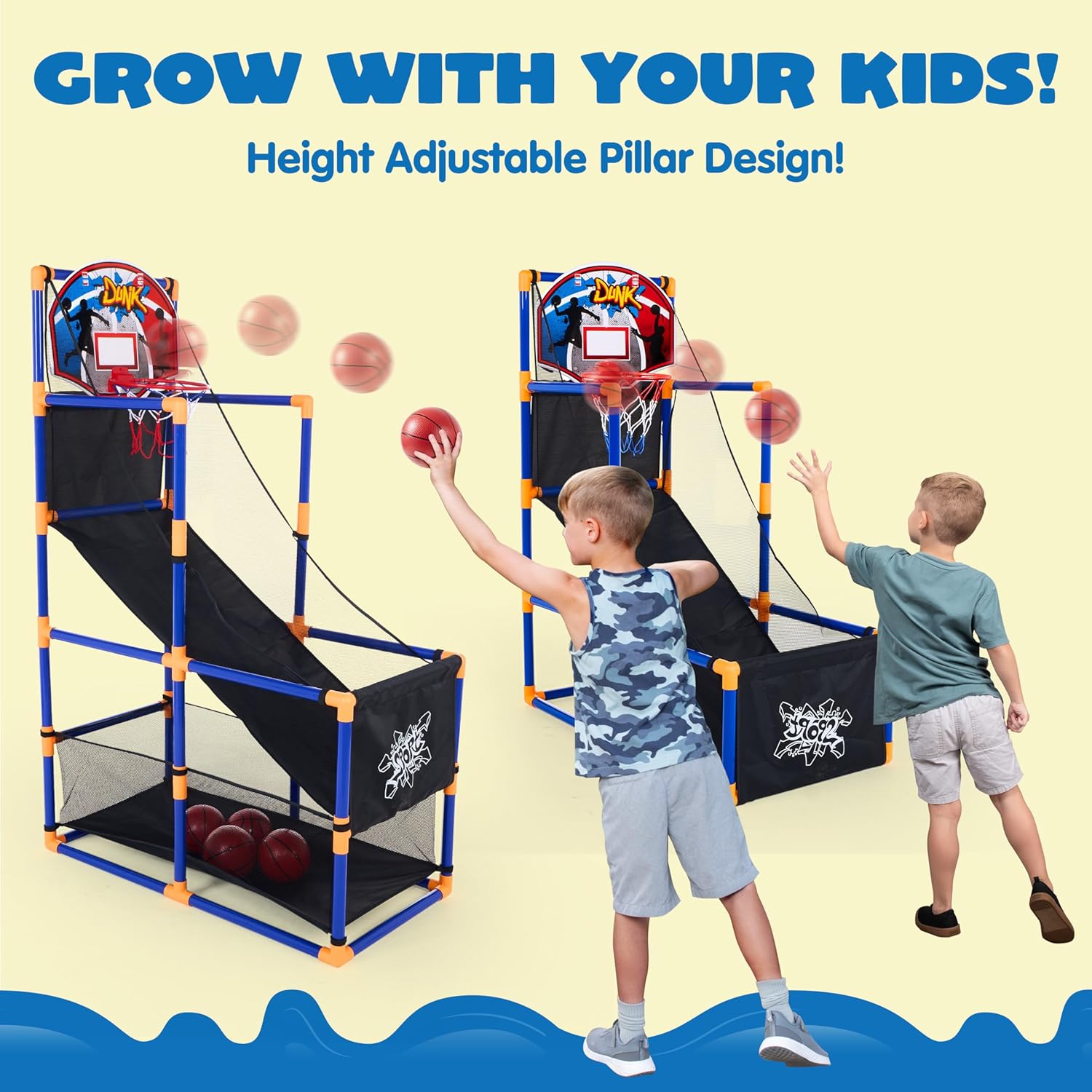 Arcade Basketball Game Set wit - Kids Outdoor Basketball recension och pris